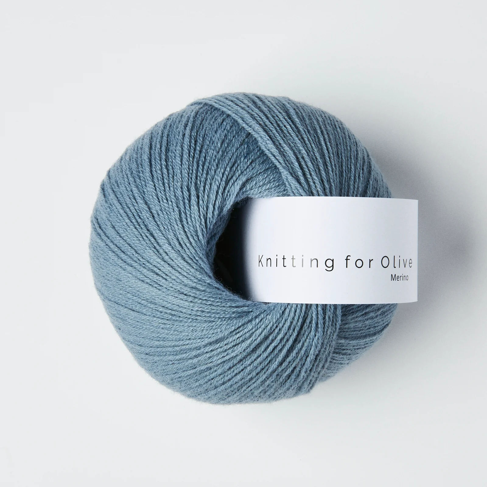 Knitting for Olive Merino Støvet Dueblå