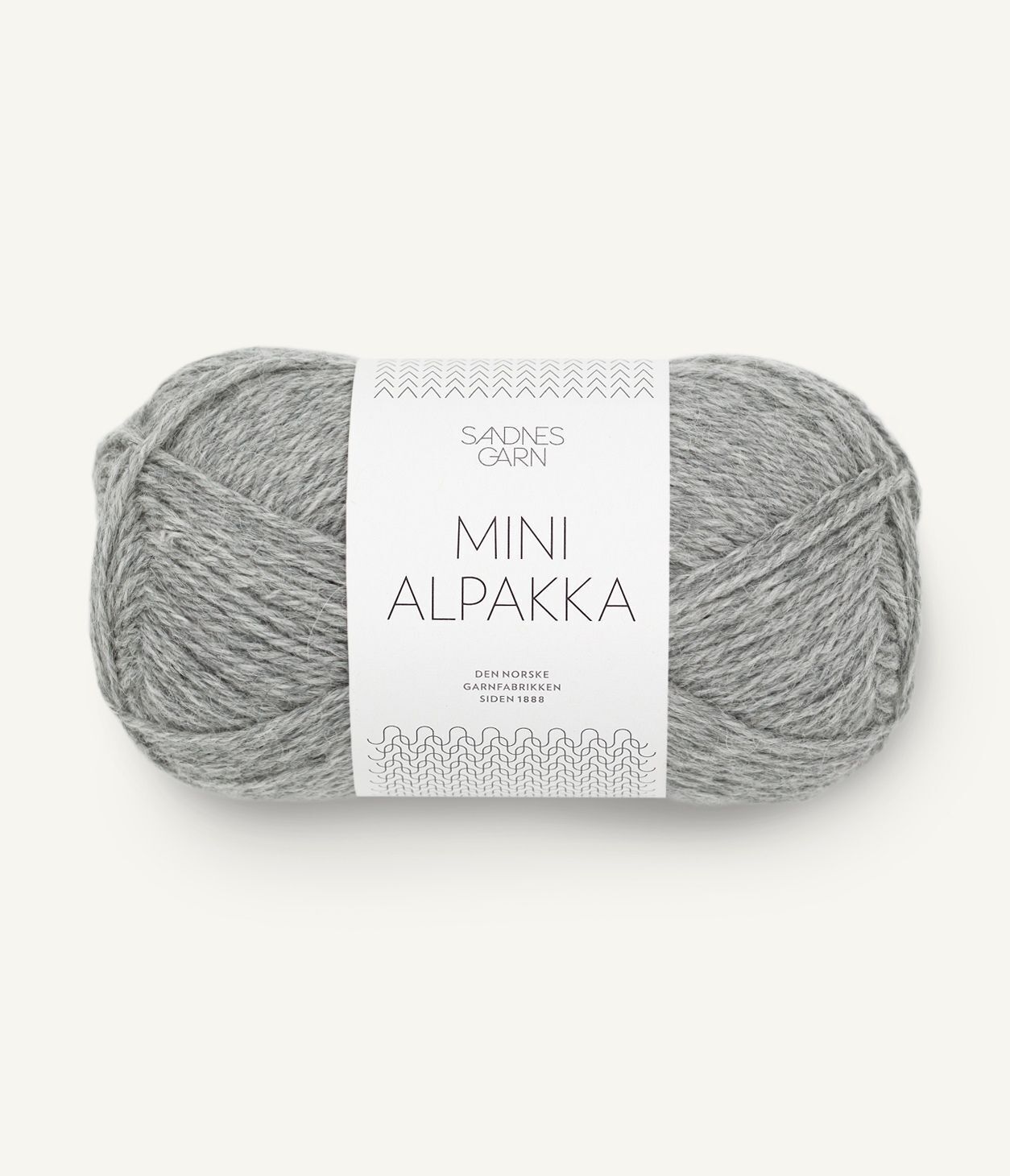 Mini Alpakka 1042 Gråmelert