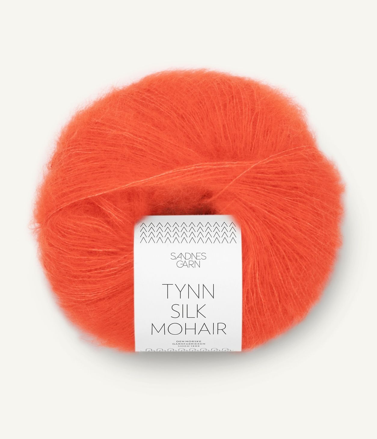 Tynn Silk Mohair  3818 Orange