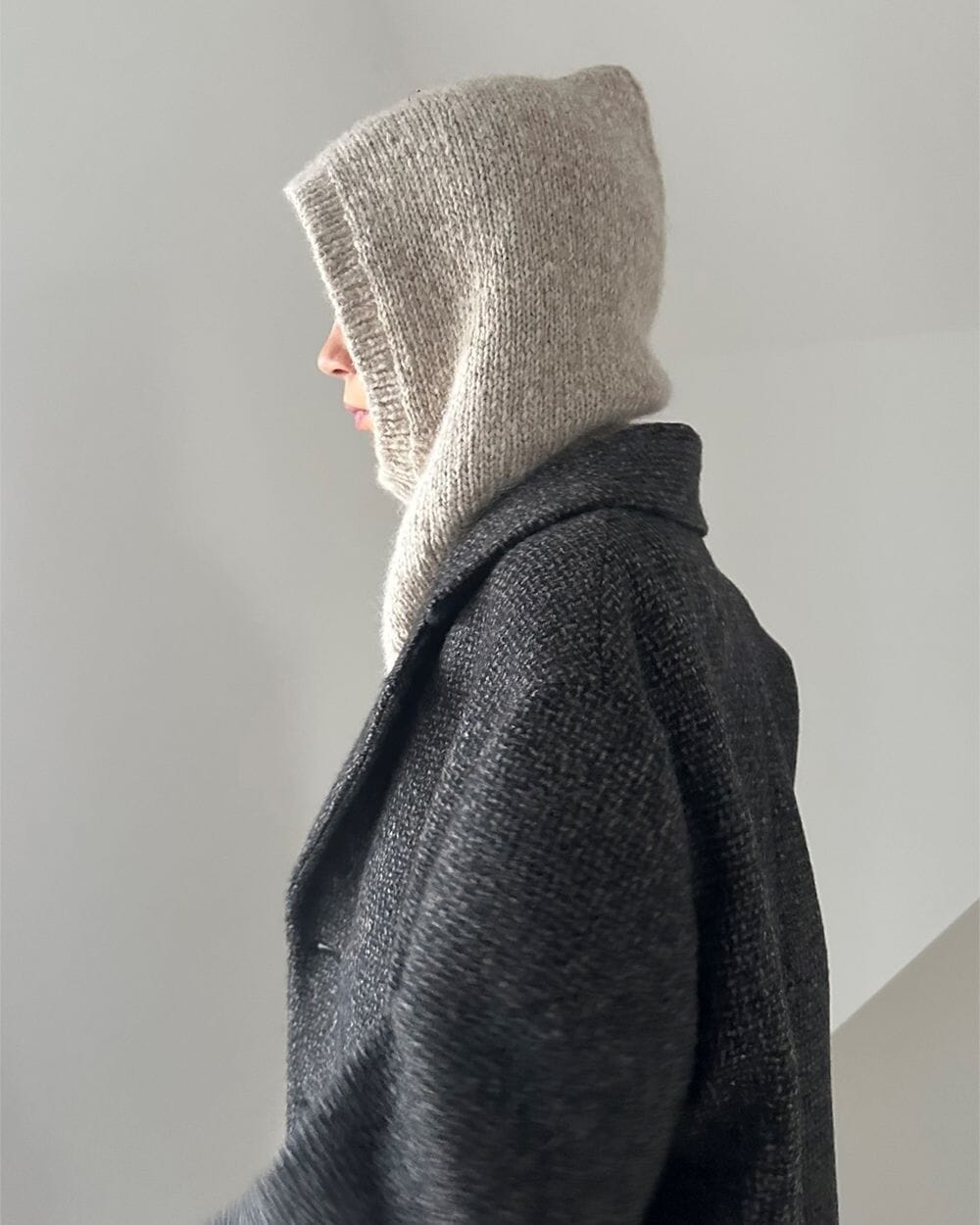 Le Knit Heather Hood