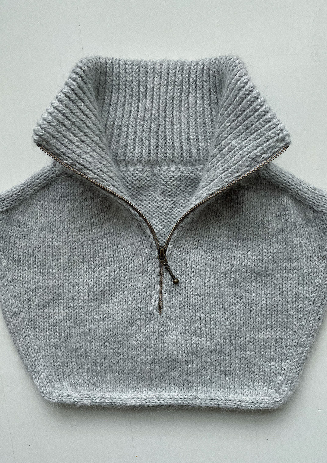 PetiteKnit Zipper Neck