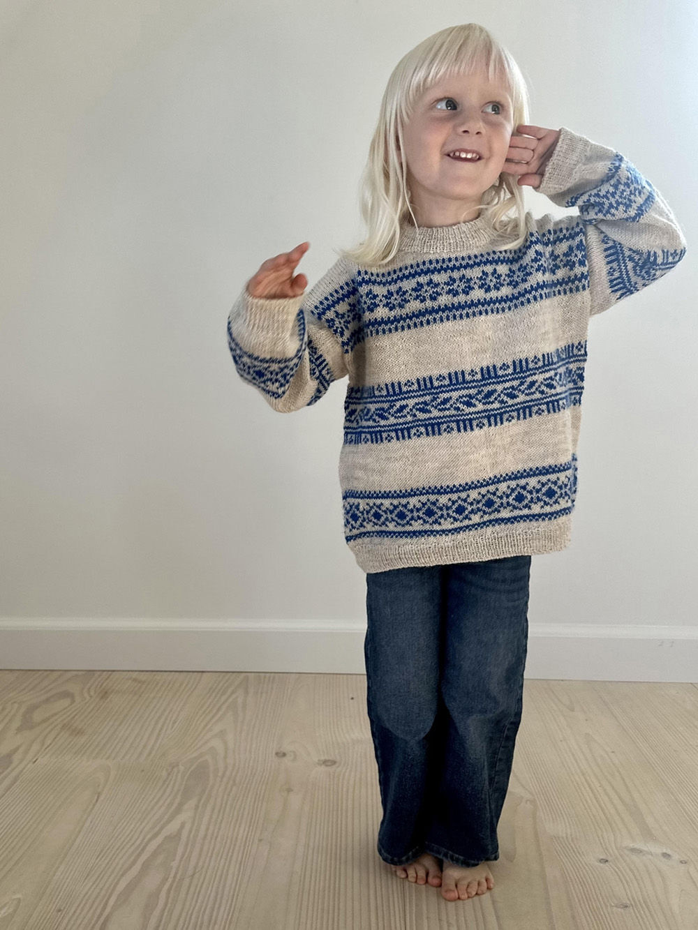 Le Knit Porcelain Sweater junior