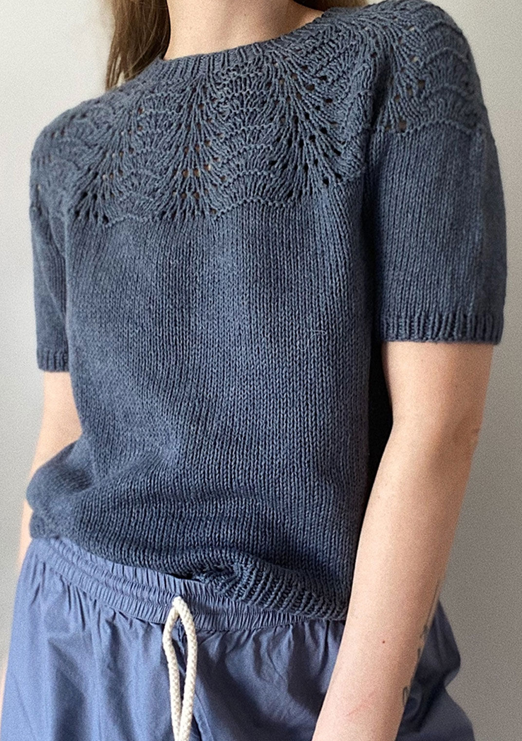 Le Knit Peacock Tee Lene H.Samsøe