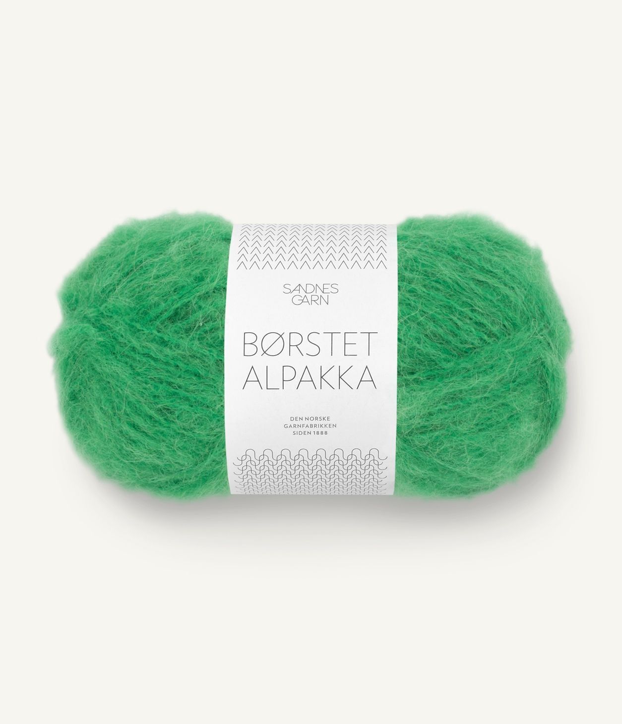 Børstet Alpakka 8236 Jelly Bean Green