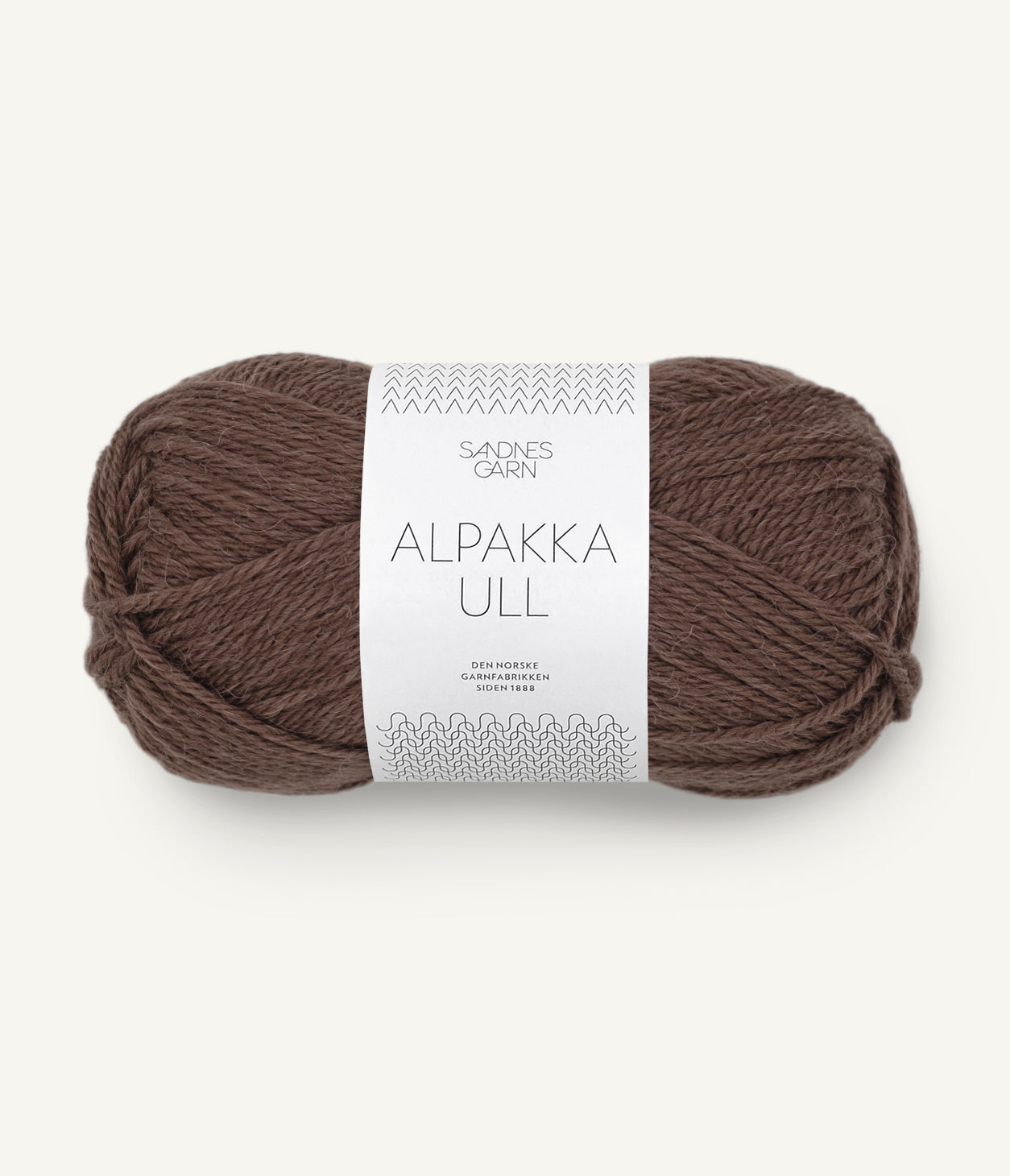 Alpakka Ull 3571 Brun