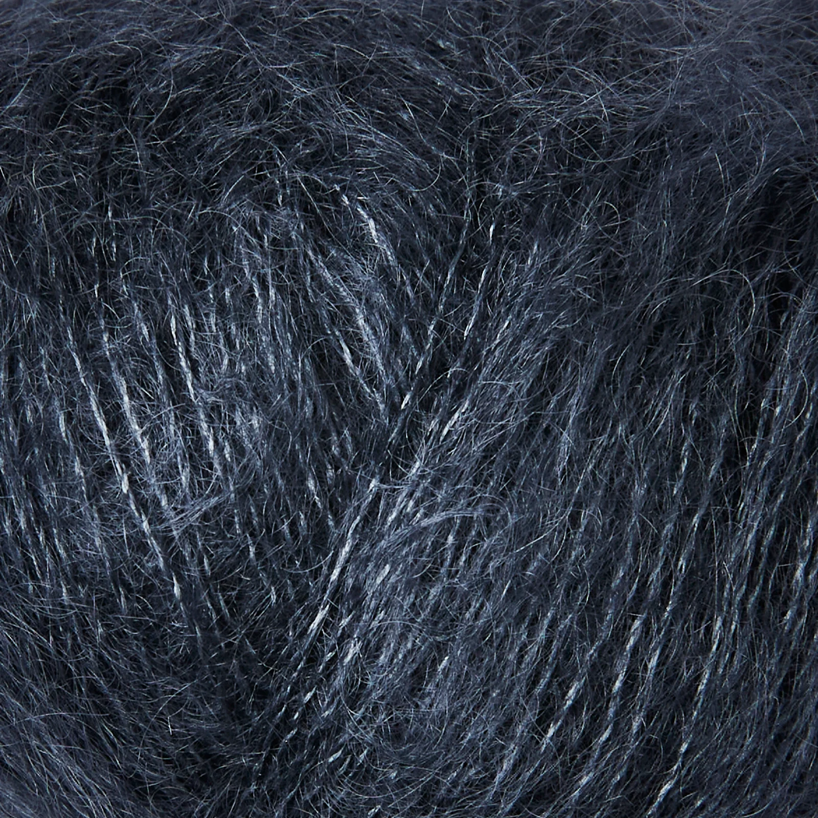 Knitting for Olive Soft Silk Mohair Støvet Blåhval/Dusty Blue Whale