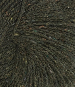 Recycled 80% Ull 20% Kashmir 9585 Olivengrønn Tweed