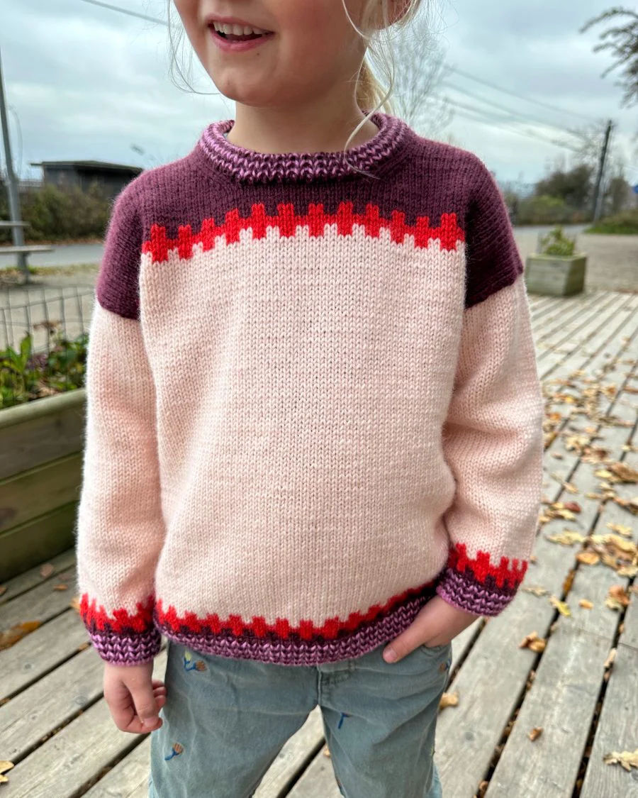 PetiteKnit Cross Sweater Junior