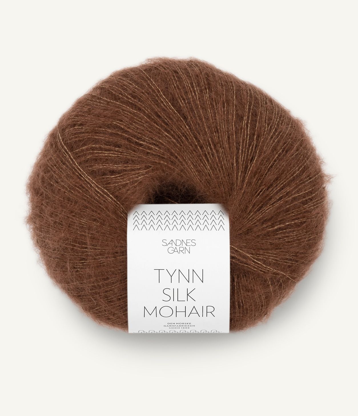 Tynn Silk Mohair  3073 Sjokolade