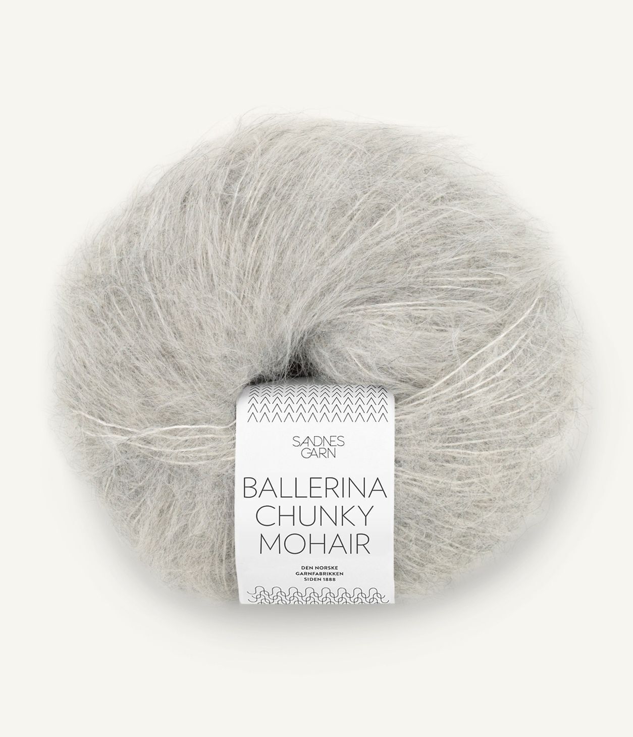 Ballerina Chunky Mohair 1022 Lys Gråmel