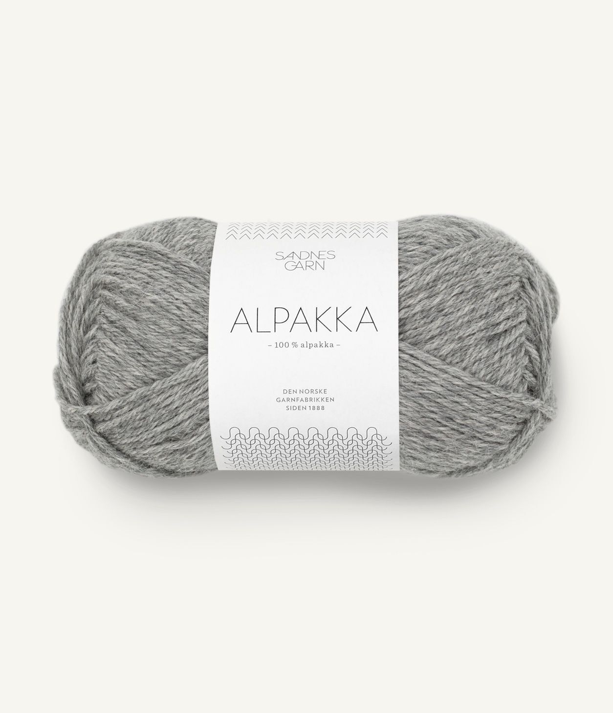 Alpakka 1042 Gråmelert