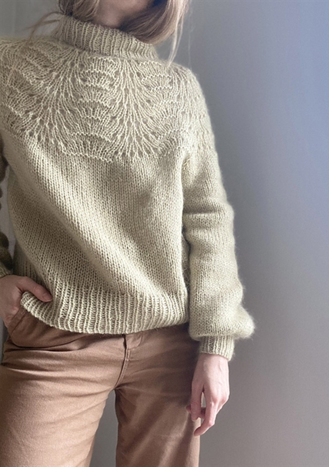 Le Knit Peacock sweater Lene H. Samsøe