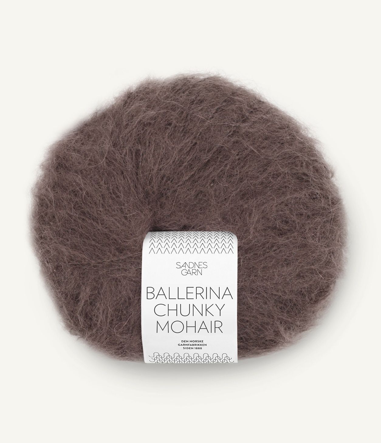 Ballerina Chunky Mohair 3880 Mørk Sjokolade