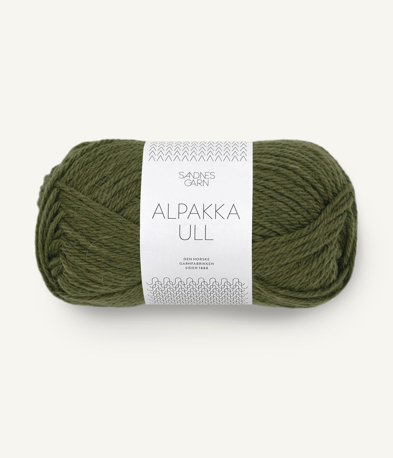 Alpakka Ull 9573 Mosegrønn