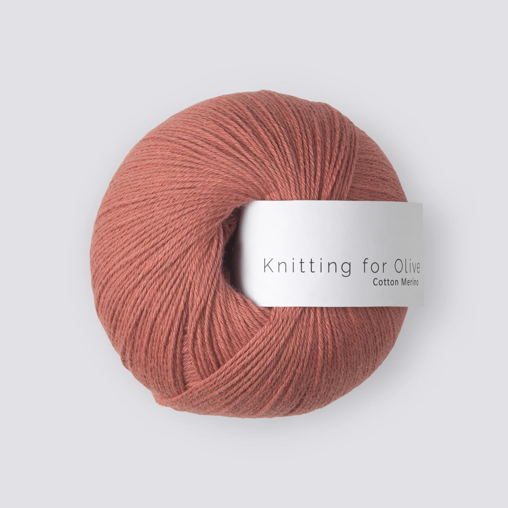 Knitting for Olive Cotton Merino Teracotta Rosa