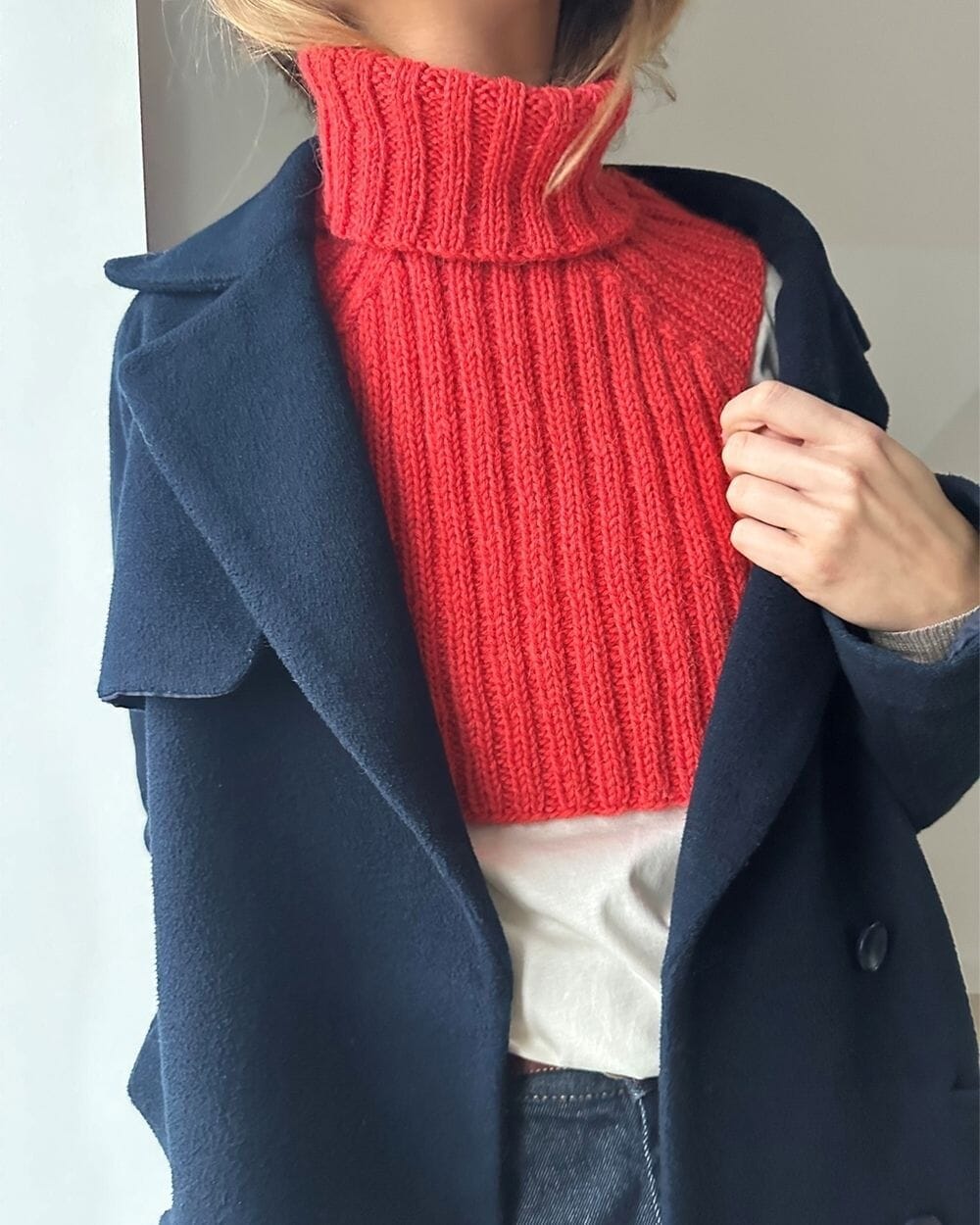 Le Knit Note Rib Neck