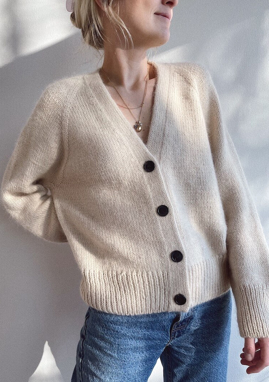 PetiteKnit Champagne Cardigan