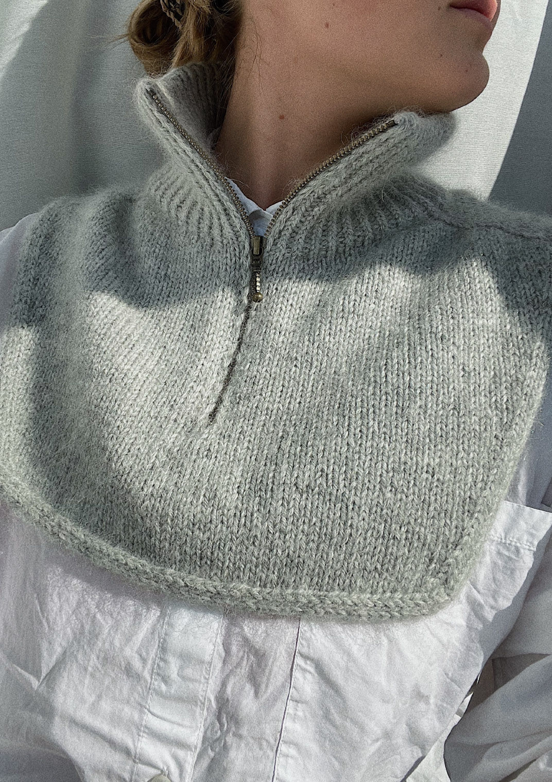 PetiteKnit Zipper Neck